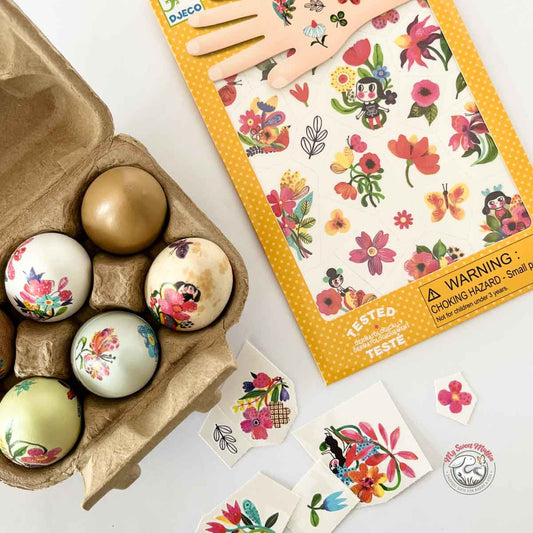 Temporary Tattoos, Aqua Flor