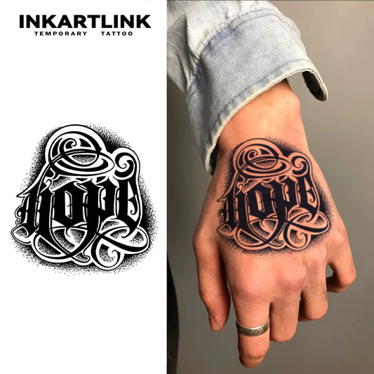 Hope Semi-Permanent Tattoo - Inspirational Collection