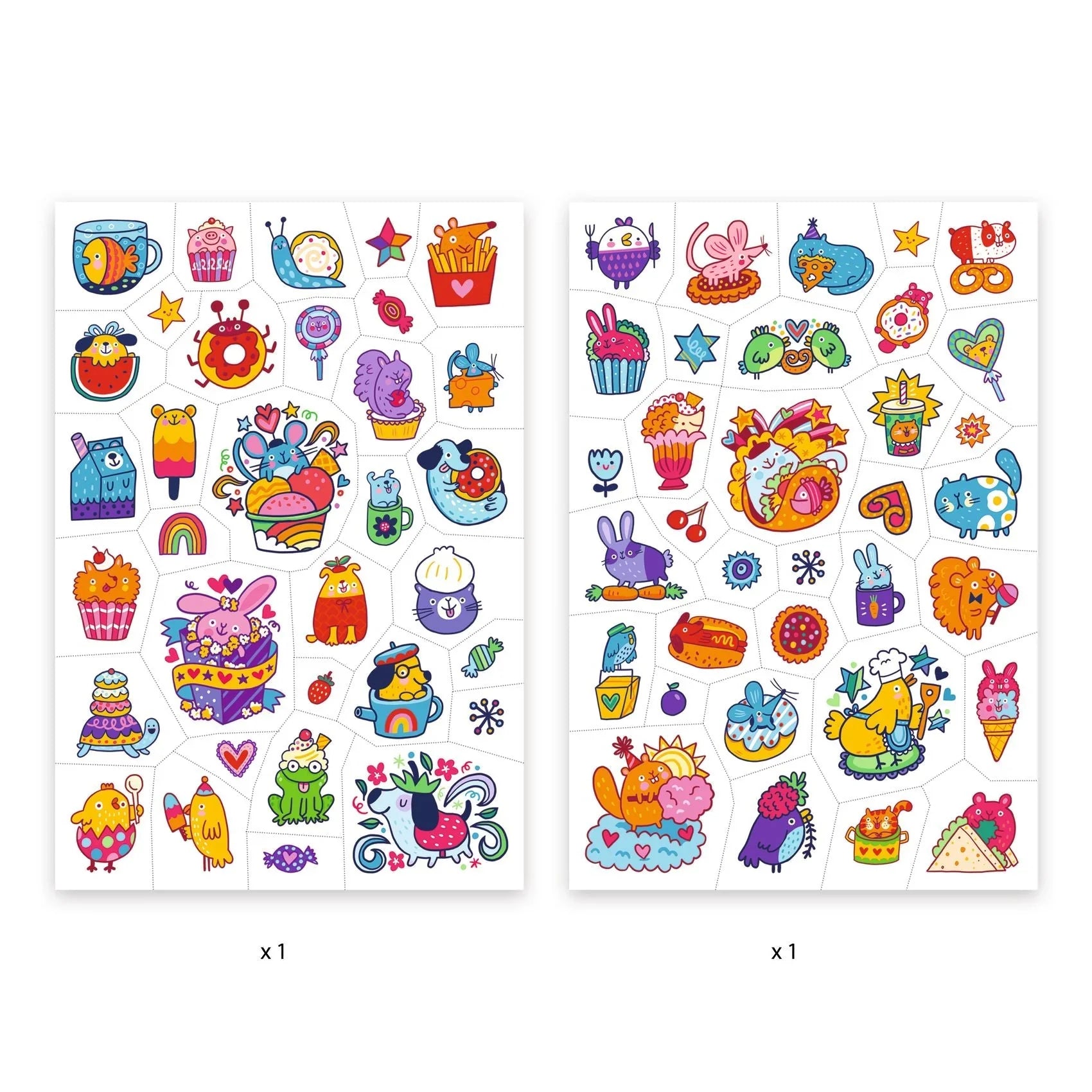 Sweet Mimi Tattoo Pack – Cute & Colorful Temporary Tattoos for Kids