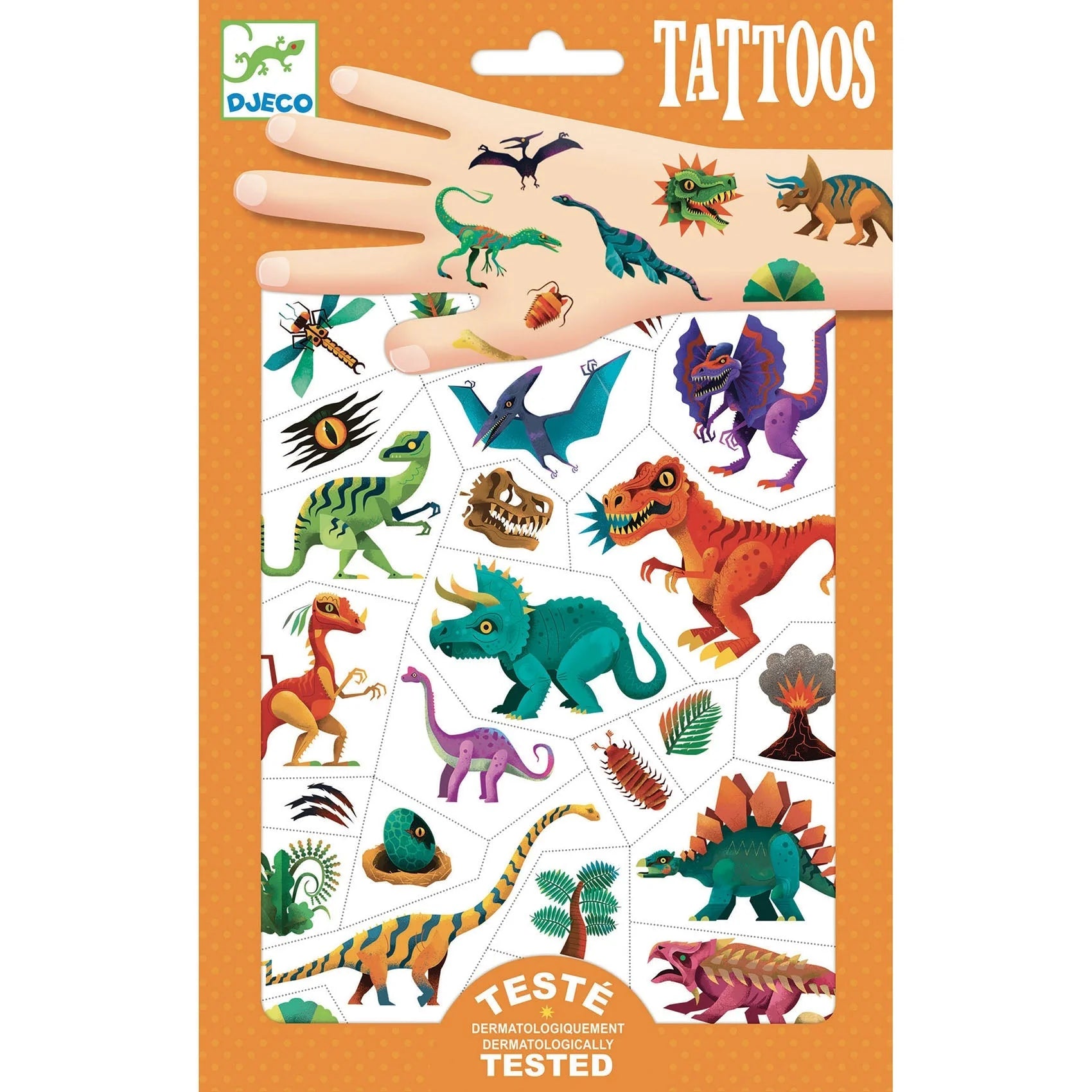 Dino Club Tattoo Pack – Roarsome Temporary Tattoos for Kids