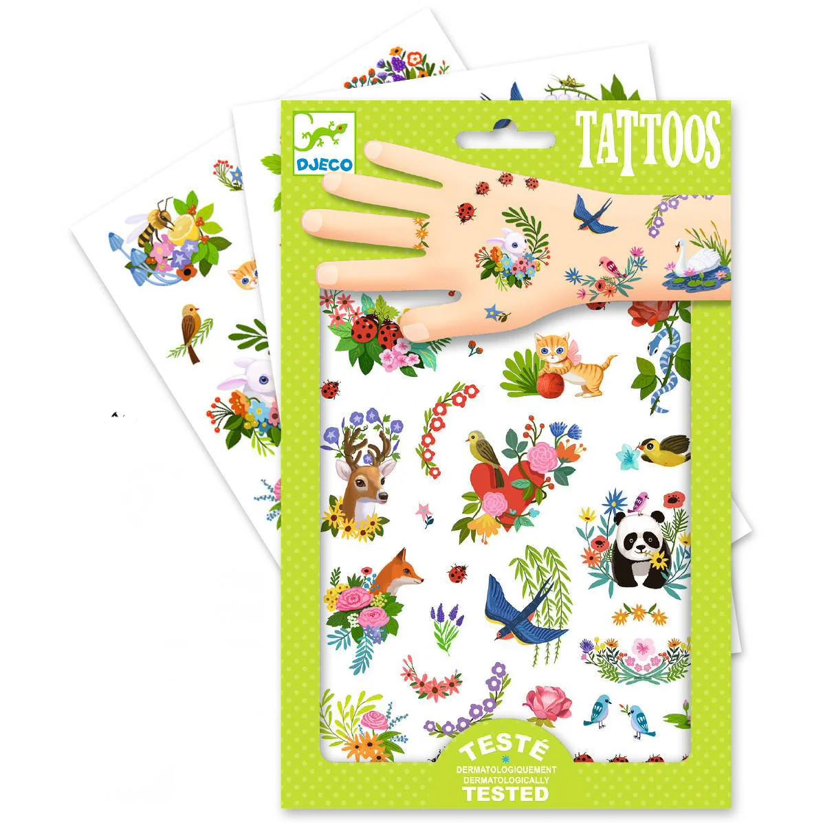Happy Spring Tattoo Pack – Cheerful Temporary Tattoos for Kids