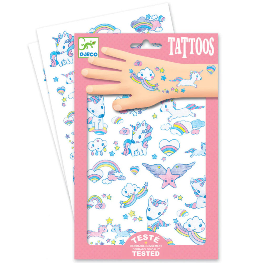 Unicorns Tattoo Pack – Magical Temporary Tattoos for Kids