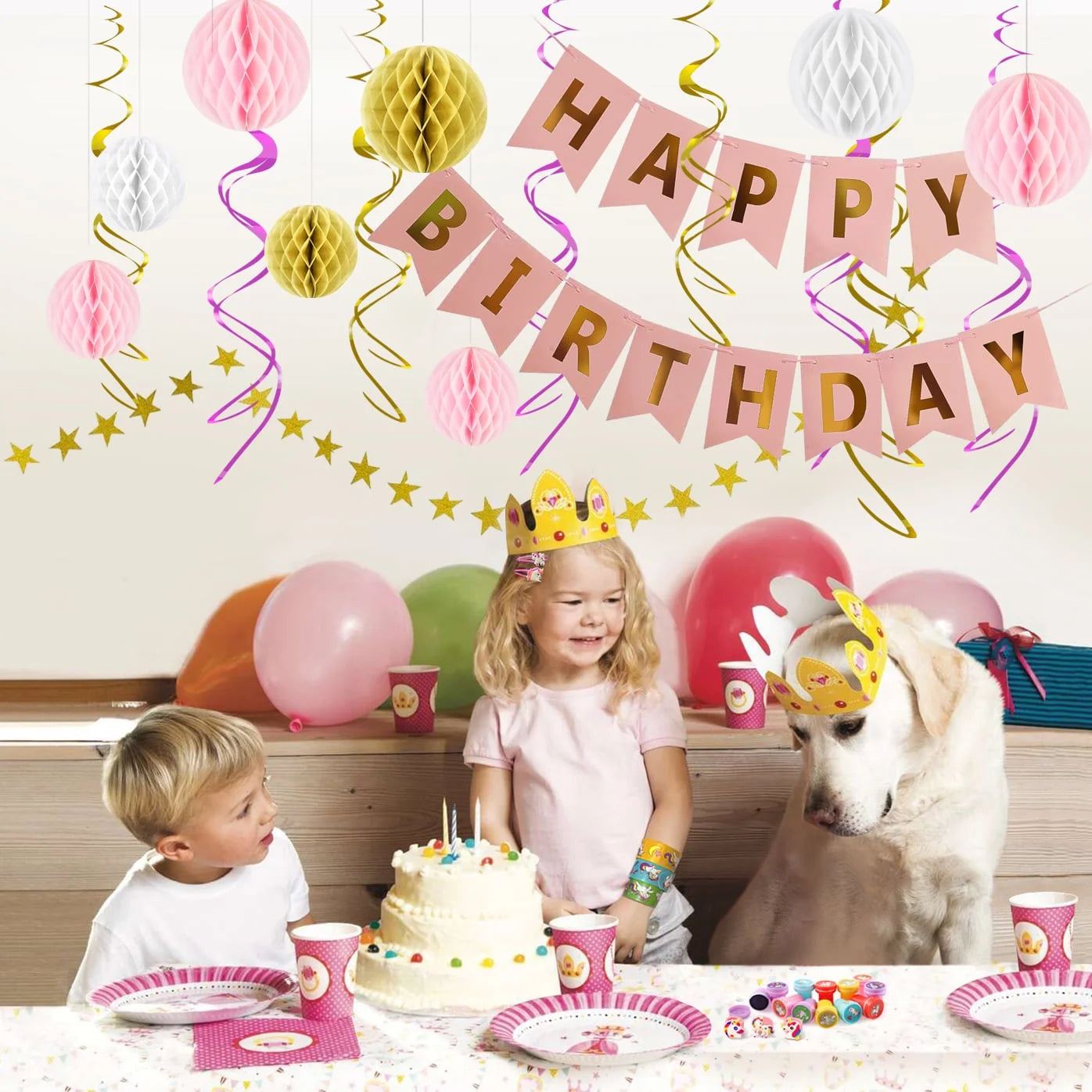 Unicorn Party Supplies Birthday Pinata Fillers Stamps Slap Bracelets 54 Pcs