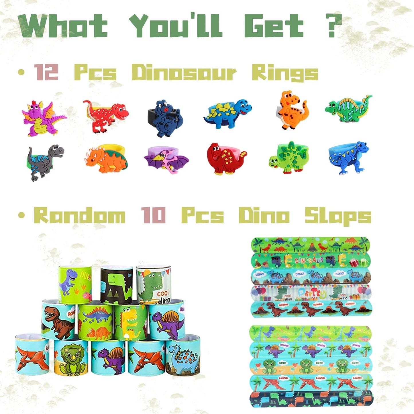 Dino Discovery Party Pack – 106-Piece Dinosaur Favors for Kids