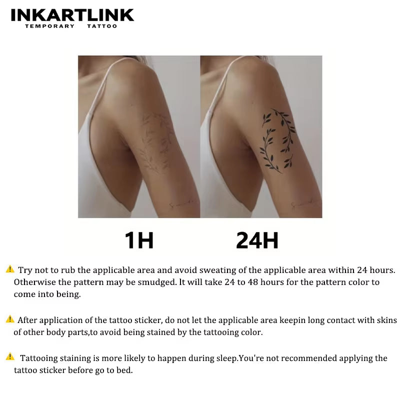 Real Life Not a Fantasy Calligraphy Temporary Tattoo - Inspirational Collection