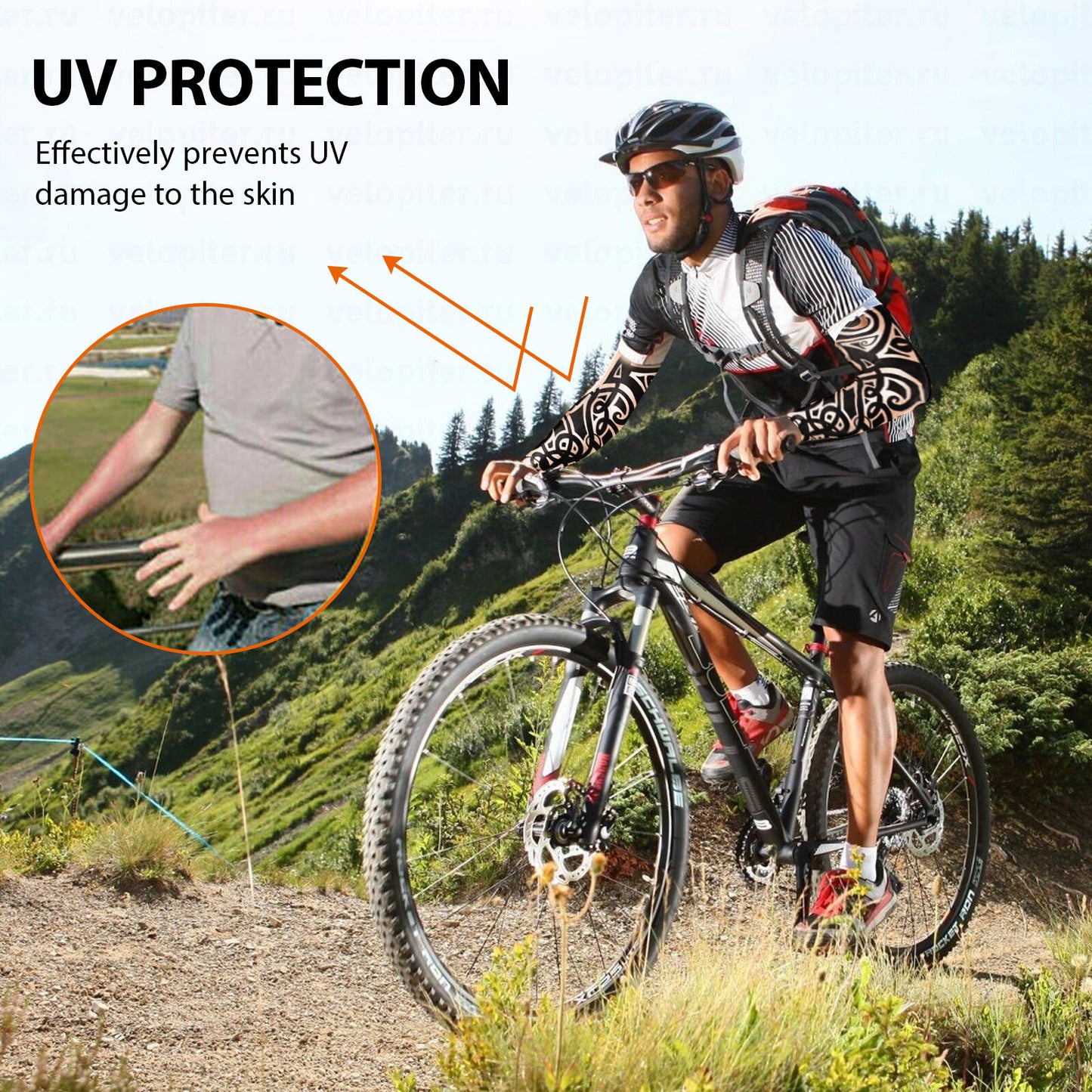 10-Pack Tattoo Arm Sleeves – UV Protection Cooling Covers for Sports, Sun & Style (Unisex)