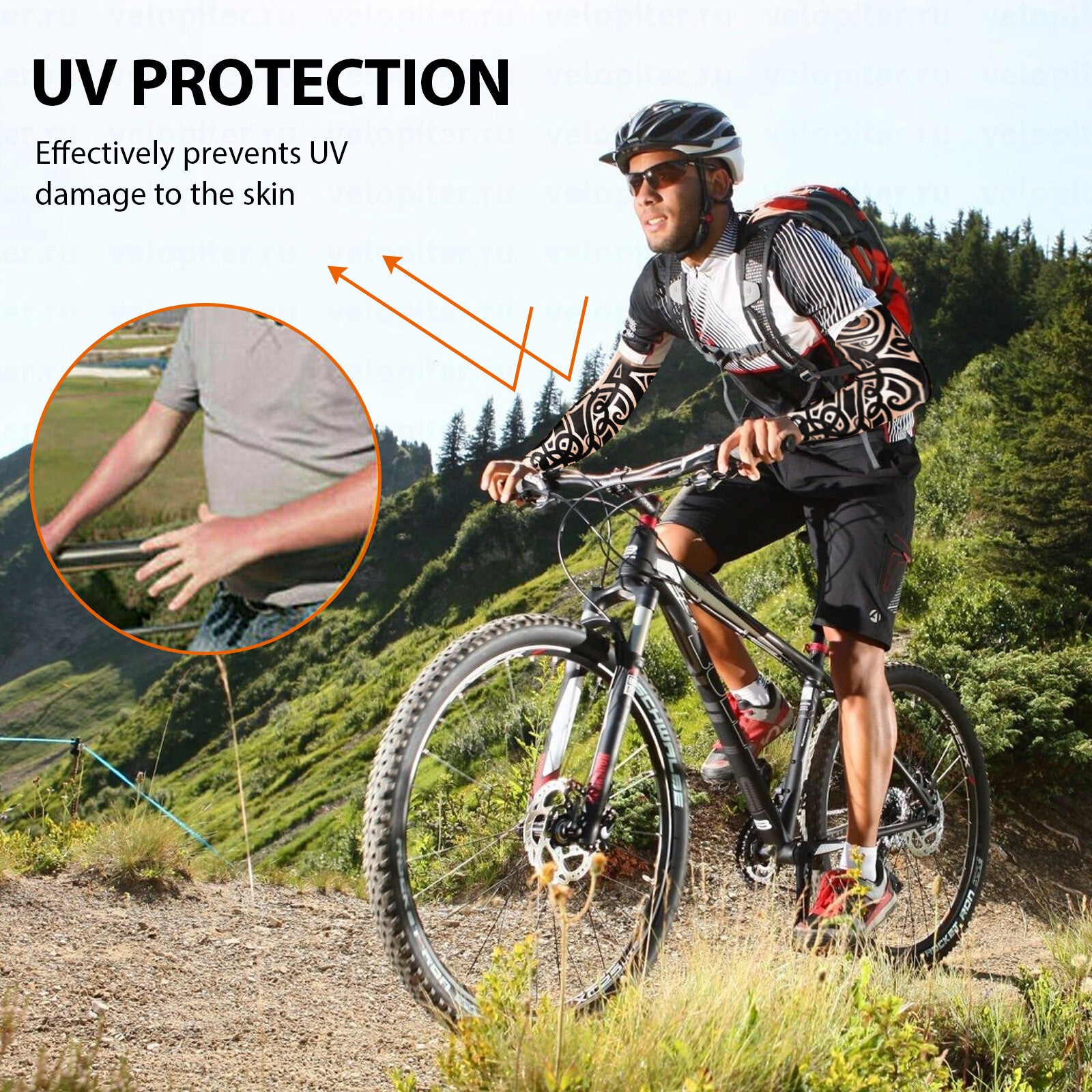 10-Pack Tattoo Arm Sleeves – UV Protection Cooling Covers for Sports, Sun & Style (Unisex)