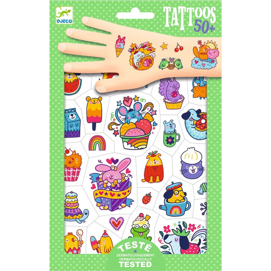 Sweet Mimi Tattoo Pack – Cute & Colorful Temporary Tattoos for Kids