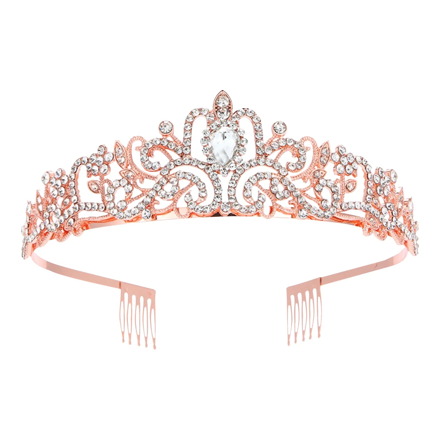 3-Piece Bride to Be Bachelorette Party Set – Rose Gold Tiara, Sash & Veil – Bridal Shower Decorations & Gifts