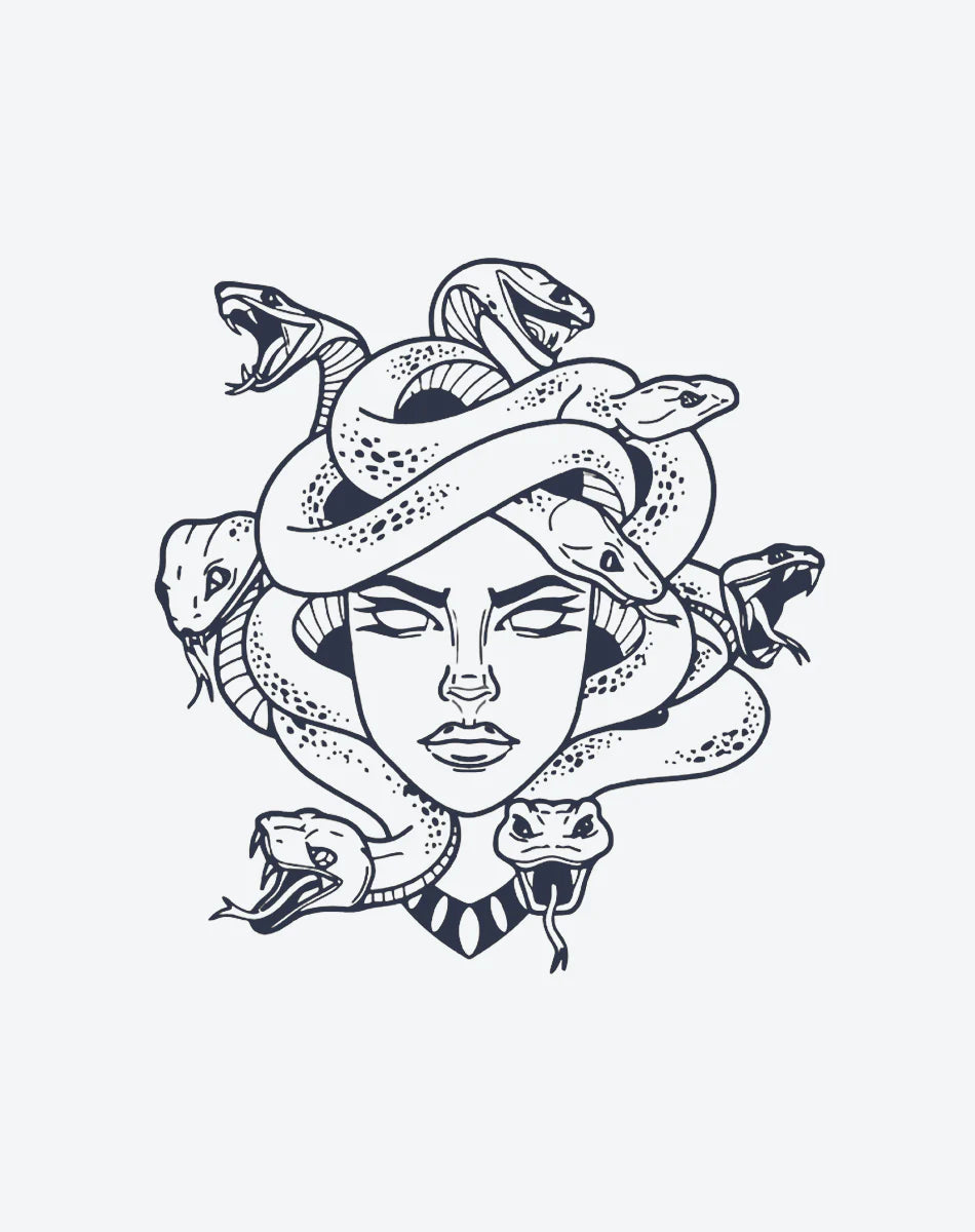 Medusa Temporary Tattoo 