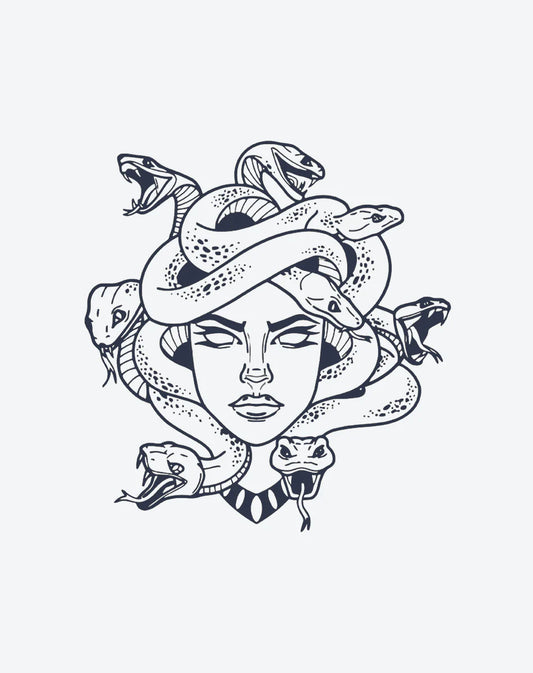 Medusa Temporary Tattoo 