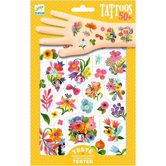 Temporary Tattoos, Aqua Flor