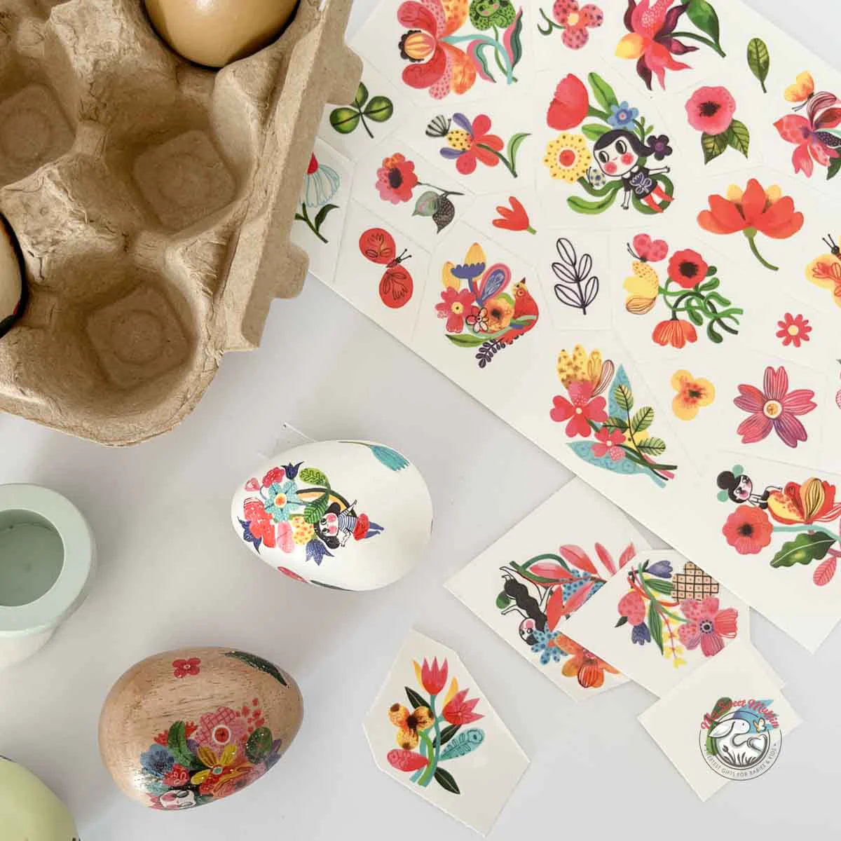Temporary Tattoos, Aqua Flor